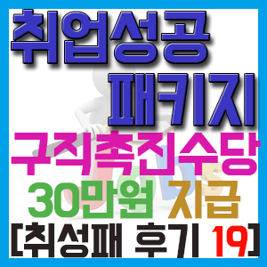 [취성패 후기 19] 구직촉진수당 신청과 지급 – 월 30만원