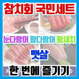 참치회 국민세트 4 구입 냠냠 후기 – 눈다랑어, 황다랑어, 황새치 뱃살 살살 녹는다~