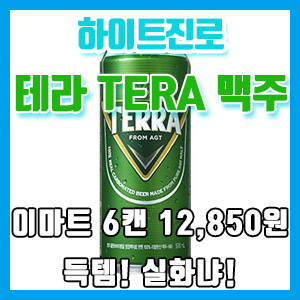 테라 맥주 500ml 6캔 이마트에서 저렴하게 득템!!!