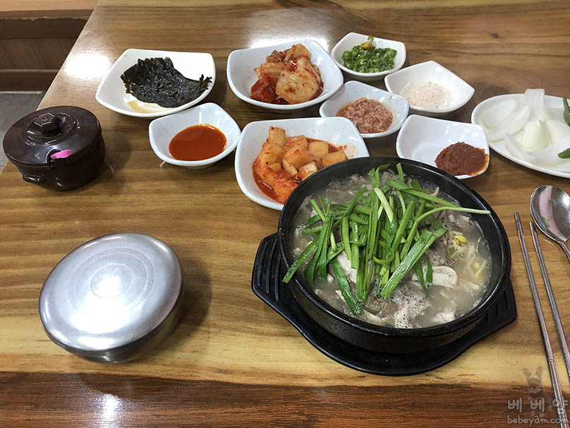 [뚜벅이 여행기18] 광주 대인시장 영광식당 순대국 국밥 후기 – 나주식당 비교